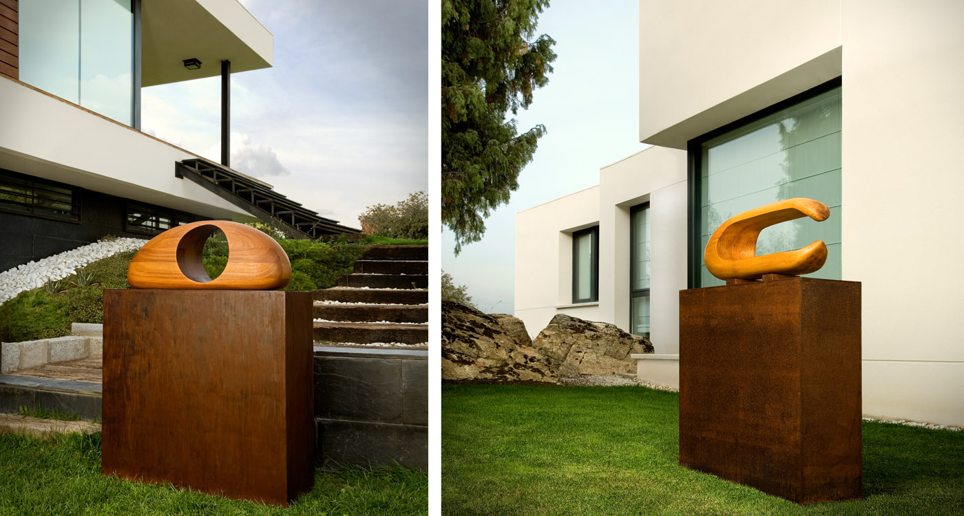 Dialogue and integration site - specific sculpture project by Jorge Palacios